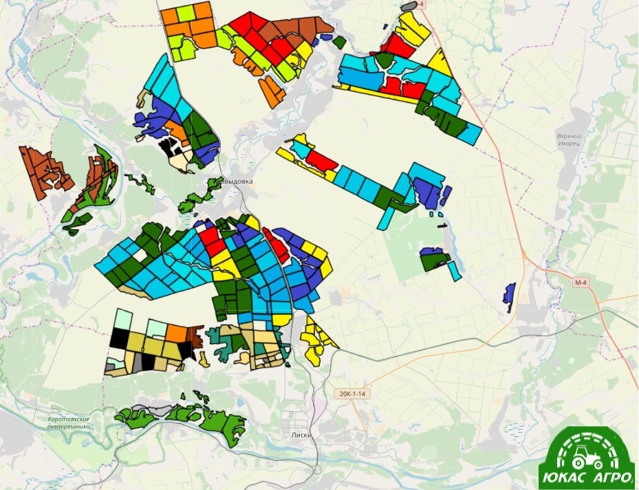 Составление электронной карты полей